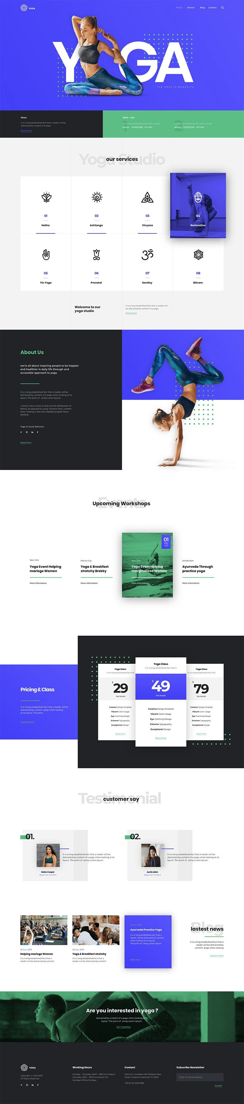Personal Trainer website preview
